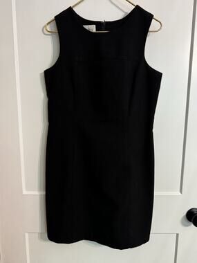 Vintage Jessica Dress Womens Size 14 Lined Black Sleeveless Office Wedding